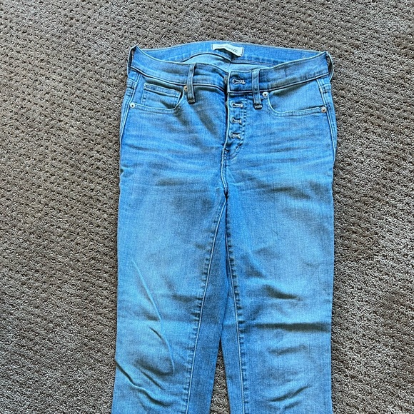Madewell 9 in high rise skinny crop size 25 EUC - Picture 8 of 9